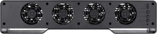 Alt view image 4 of 4 - Thermaltake Argent DS 100 Desk Cooler, ARGB LED, Adjustable Fan Speed, USB Connection, CL-N017-PL07BL-A