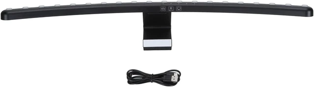 Alt view image 7 of 7 - Keenso LED Monitor Light Bar Eye Caring Adjustable Touch USB Powered for