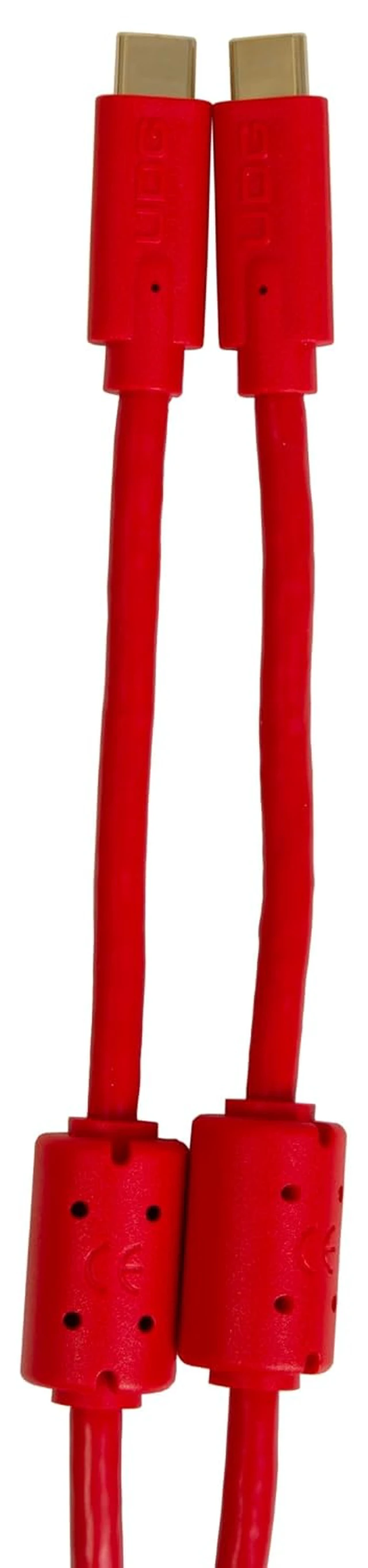Alt view image 5 of 6 - UDG Ultimate USB Cable - USB 3.2 C-C - High-Speed, Audio Optimized - Red, Straight, 4.9 ft (U99001RD)