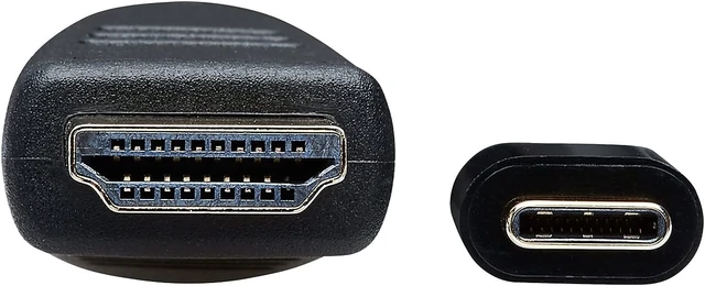 Alt view image 4 of 5 - Tripp Lite USB C to HDMI Cable Adapter (M/Thunderbolt 3 HDMI Cable Adapter, Gen 1, Converter in Middle of Cable, 4K HDMI @ 60 Hz, 4: Black, 6 ft. (U444-006-H4K6BM)