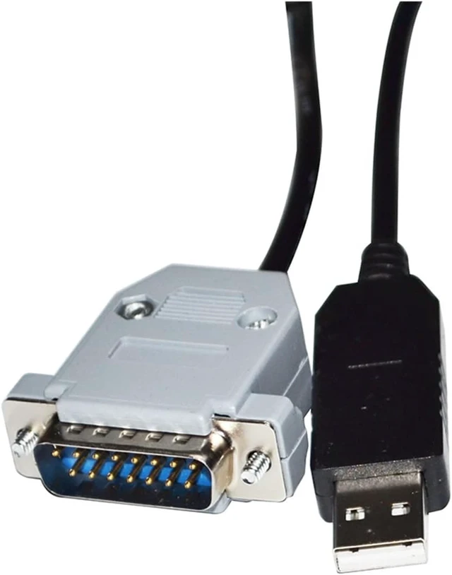 Alt view image 4 of 4 - FT232RL USB to D-SUB 15 PIN DB15 Male Adapter RS232 Serial Communication Cable Fit for MKS PDR2000(1.8M)