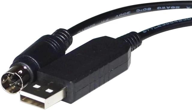 Main image of COKYIS USB to MINI DIN 4 PIN ADAPTER RS232 CONVERTER SERIAL COMMUNICATION CABLE(1.8m,USB-MINI DIN)