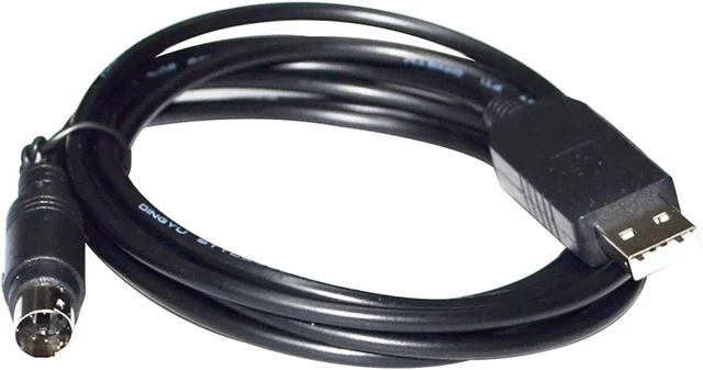 Alt view image 3 of 7 - COKYIS USB to MINI DIN 4 PIN ADAPTER RS232 CONVERTER SERIAL COMMUNICATION CABLE(1.8m,USB-MINI DIN)
