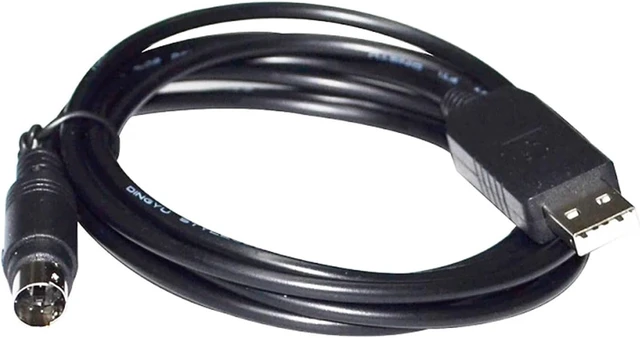 Alt view image 4 of 7 - COKYIS USB to MINI DIN 4 PIN ADAPTER RS232 CONVERTER SERIAL COMMUNICATION CABLE(1.8m,USB-MINI DIN)