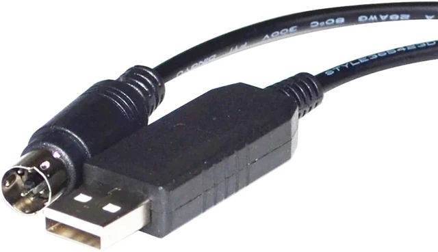 Alt view image 5 of 7 - COKYIS USB to MINI DIN 4 PIN ADAPTER RS232 CONVERTER SERIAL COMMUNICATION CABLE(1.8m,USB-MINI DIN)