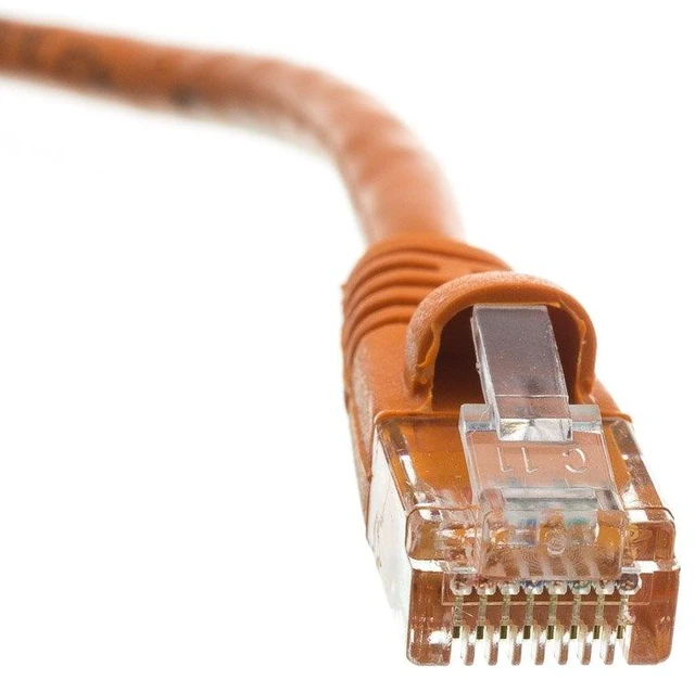 Alt view image 4 of 5 - Cat6 Ethernet Cable 14 Ft (20 Pack) Outdoor & Indoor 10Gbps UTP Cat6 Patch Cable High Speed Cat6 RJ45 LAN Network Cable, Internet Cable for Computer, Modem, Xbox & Gaming - Orange