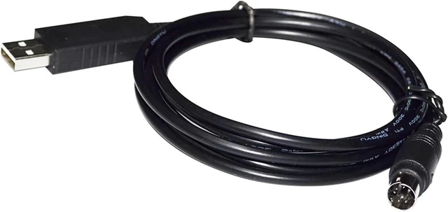 Alt view image 3 of 5 - FT232RL USB to MINI DIN 4 PIN MD4 Adapter RS232 Serial Communication Cable for TAK~HASHI TEMMA Connection to PC(1.8m,USB-MINI DIN)