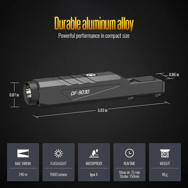 Alt view image 4 of 6 - DEFENTAC Tactical Product, Bundle with Magnetic Charger Cable