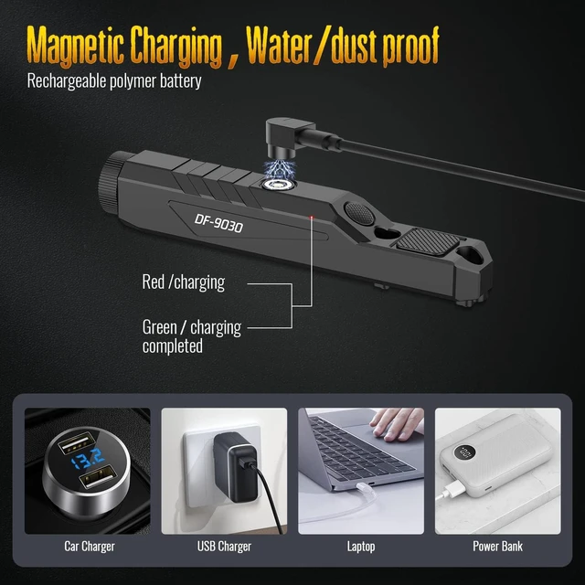 Alt view image 6 of 6 - DEFENTAC Tactical Product, Bundle with Magnetic Charger Cable