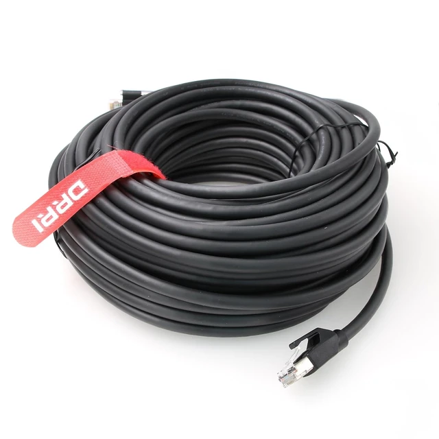 Alt view image 3 of 4 - GigE Cat 6 S/STP DrC with RJ-45 Horizontal Locking Screws Data Cable for Cognex CCD Basler Gige Cameras