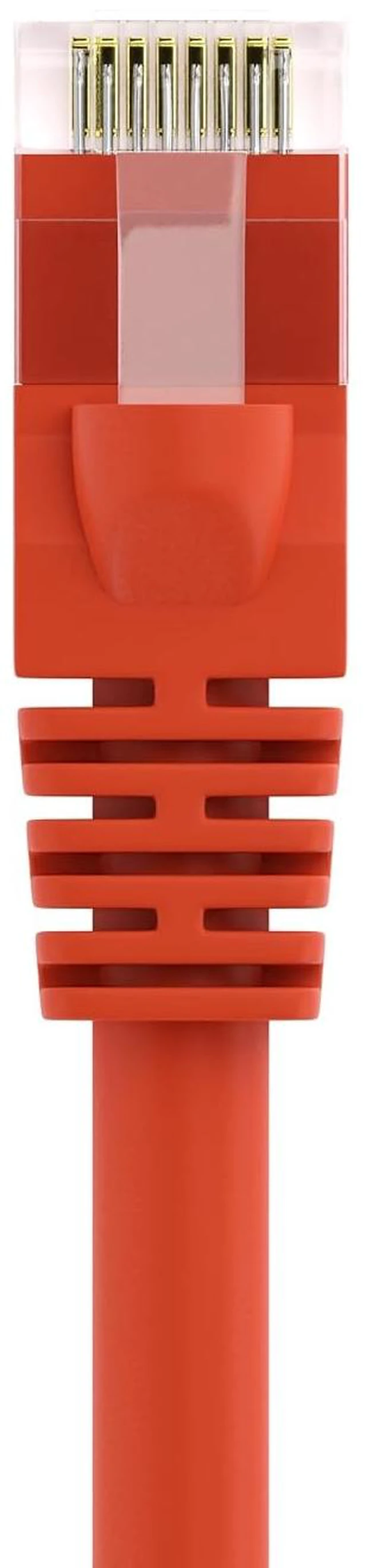 Alt view image 4 of 4 - uCore 20 Pack - 6in Cat 6 Ethernet Cable Bubble Boot, 24AWG, Booted, Molded, Cat6 Patch Cord, 6 Inch, Red