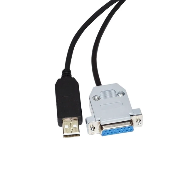 Alt view image 3 of 6 - CHIP USB to D-SUB 15-PIN DB15 Female RS232 Serial Communication Cable(300CM,Prolific PL2303 CHIP)