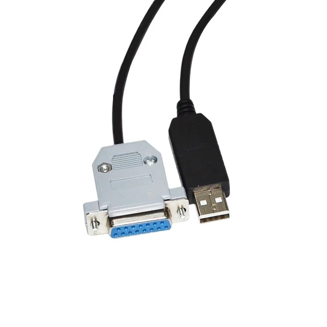 Alt view image 5 of 6 - CHIP USB to D-SUB 15-PIN DB15 Female RS232 Serial Communication Cable(300CM,Prolific PL2303 CHIP)