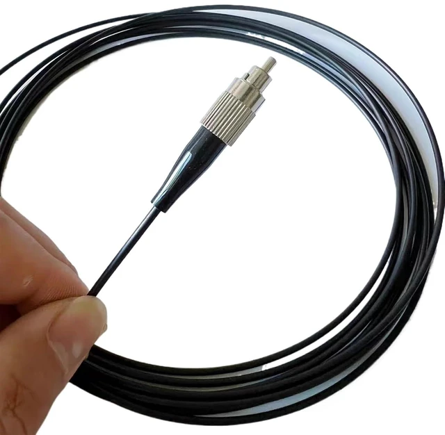 Alt view image 2 of 6 - FC Plastic Optical Fiber Jumper 1.0mm Spectrometer Testing Medical Equipment Optical Signal 1000umPOF Optical Fiber(4m,FC Cable)