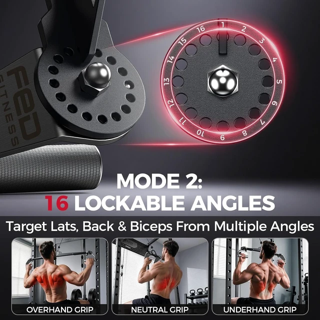 Alt view image 3 of 7 - 360 LAT Pulldown Attachments, Cable Machine Attachment