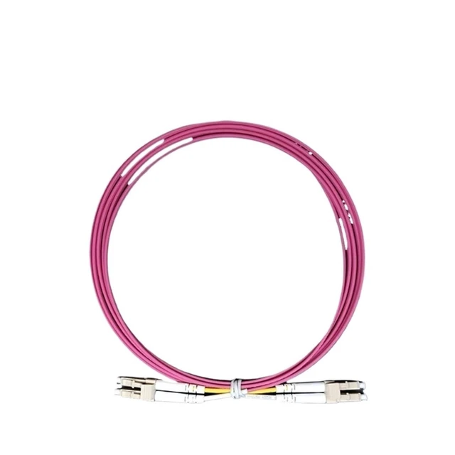 Main image of OM4 Patch Cord 1-100M LC-LC Duplex 10 Gigabit multimode DX SC FC ST Dual core MM Optical Fiber Extension Cable sc-lc FTTH Jumper(100M,LC-LC with Clip)