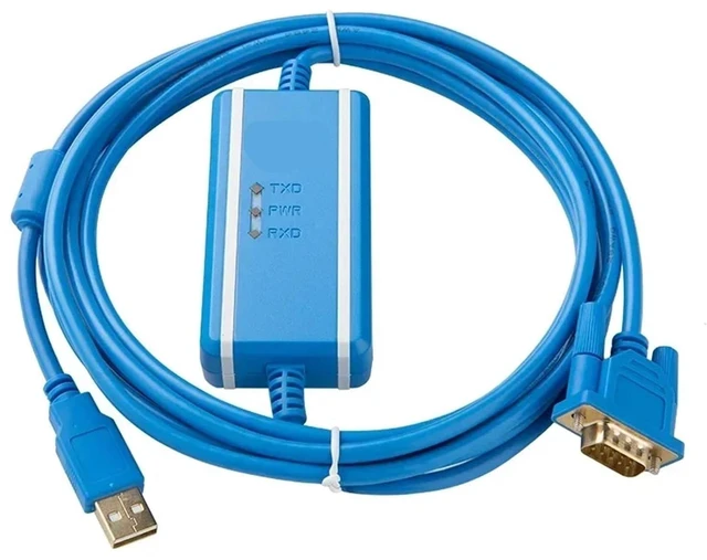 Main image of USB Switch Serial Cable CS1W-CIF31+ USB-CIF31 USB to R232 Optical Isolation Programming Cable Adapter 232 Converter(Blue Isolation Type)