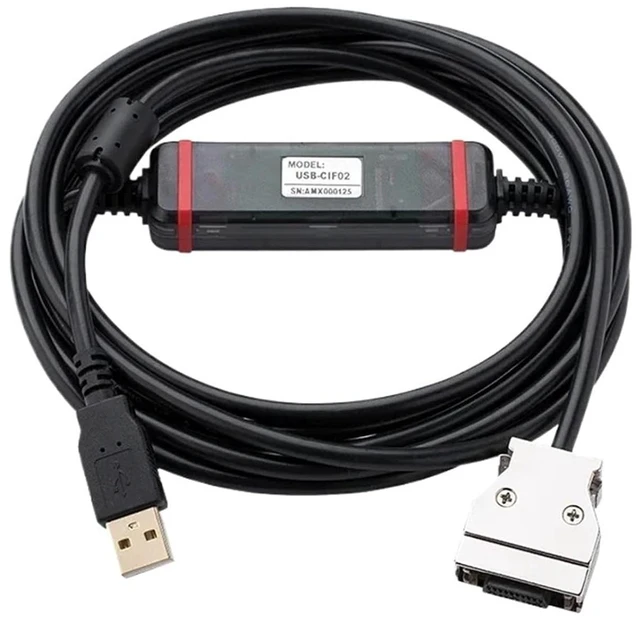 Alt view image 3 of 3 - Programming Cable Suitable for USB-CIF02 Download Cable CPM1 CPM1A/2A C200HS C200HX/HG/HE Series Download