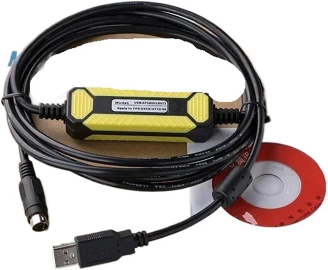 Alt view image 2 of 4 - Updated Version USB-AFC8513 Cable Compatible FP0 FP2 FP-X Series Programming USB-AFC8503(Gold Plated Version)