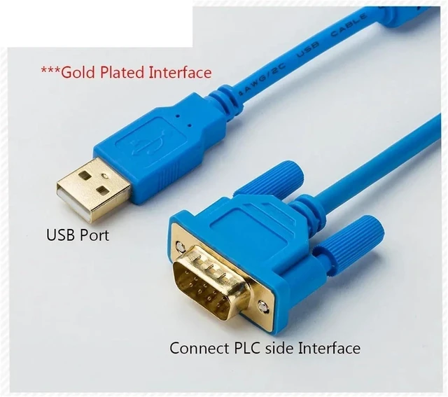 Alt view image 3 of 5 - USB Switch Serial Cable CS1W-CIF31+ USB-CIF31 USB to R232 Optical Isolation Programming Cable Adapter 232 Converter(Gold Plated Version)