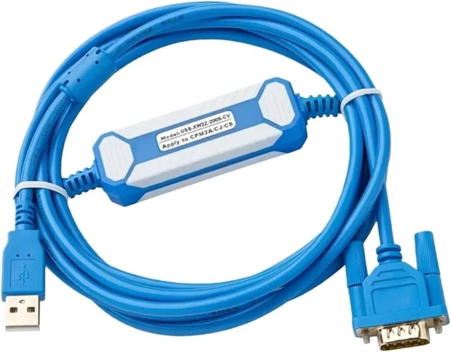 Main image of Upgraded Programming Cable USB-XW2Z-200S-VH for CQM1H / CPM2C Series USB to RS232 for COM1/cm2a/cs