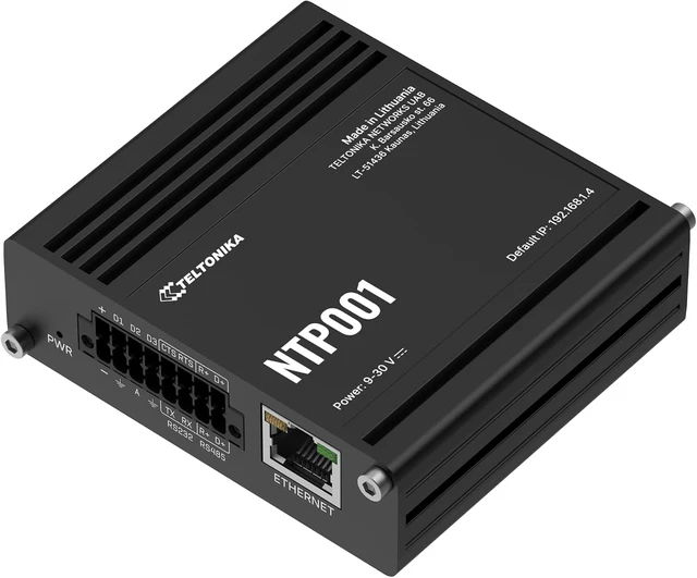 Alt view image 2 of 5 - Teltonika NTP001 stratum-1 NTP server, RJ45, RS232, RS485 & I/Os interfaces, GNSS