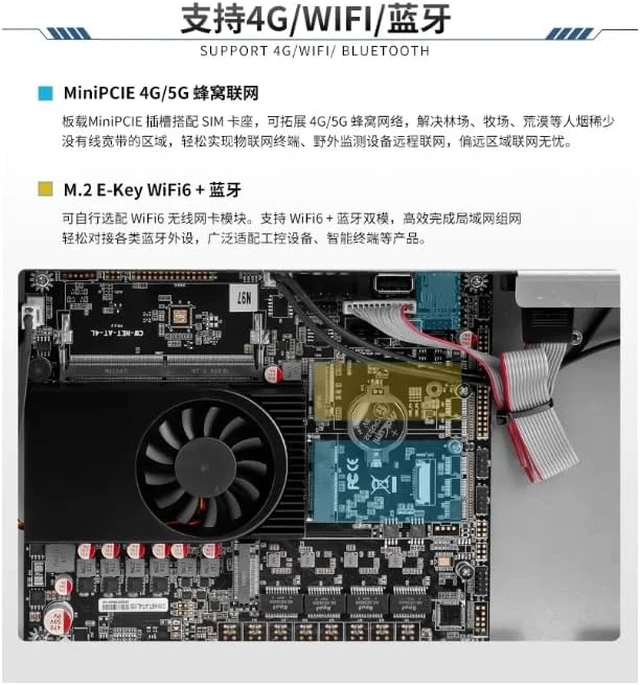 Alt view image 4 of 4 - 4X 2.5GbE LAN with DDR5 4800MHz MAX 48G,N150(up to 3.6 GHz,8G RAM 128G SSD)