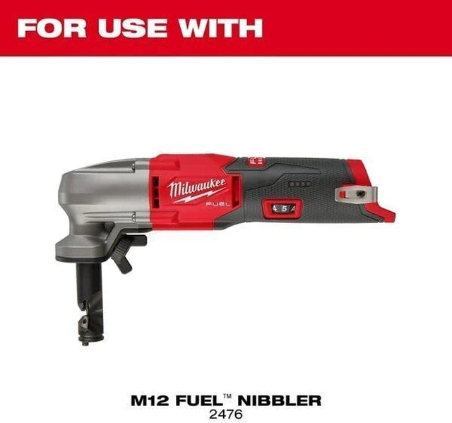Alt view image 2 of 3 - EMBER & VALOR 49-72-0152 Fits for Milwaukee Tool 49-72-0152 Die Holder Extension Fits for M12 Fuel 16 Gauge Nibbler, Red