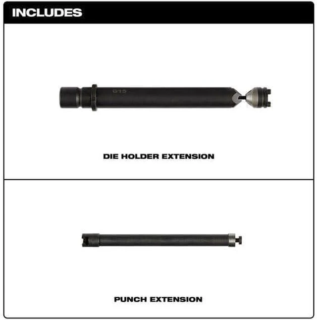 Main image of EMBER & VALOR 49-72-0152 Fits for Milwaukee Tool 49-72-0152 Die Holder Extension Fits for M12 Fuel 16 Gauge Nibbler, Red