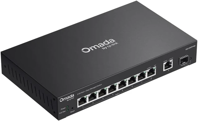 Alt view image 4 of 5 - Omada 8 Port 2.5G PoE++ Easy Managed Switch w/ 2×10G Uplink