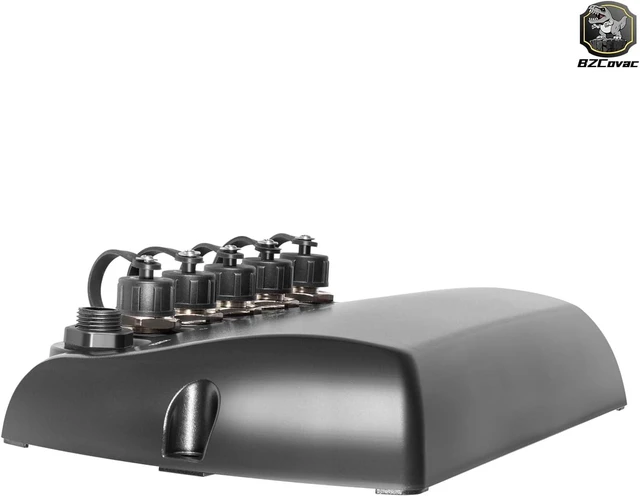 Alt view image 7 of 7 - 408450-1 AS ETH 5PXG 5-Port Ethernet Switch for Humminbird Helix, APEX, SOLIX, XPLORE Fish Finders - Marine Network Hub for Sharing Sonar, MEGA Live, TargetLock & NMEA 2000 Devices