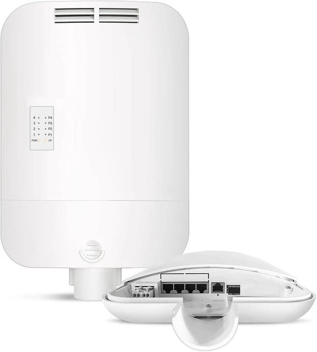 Main image of TODAAIR 4-Port Gigabit Outdoor PoE Switch, SFP Uplink, 60W, IP65