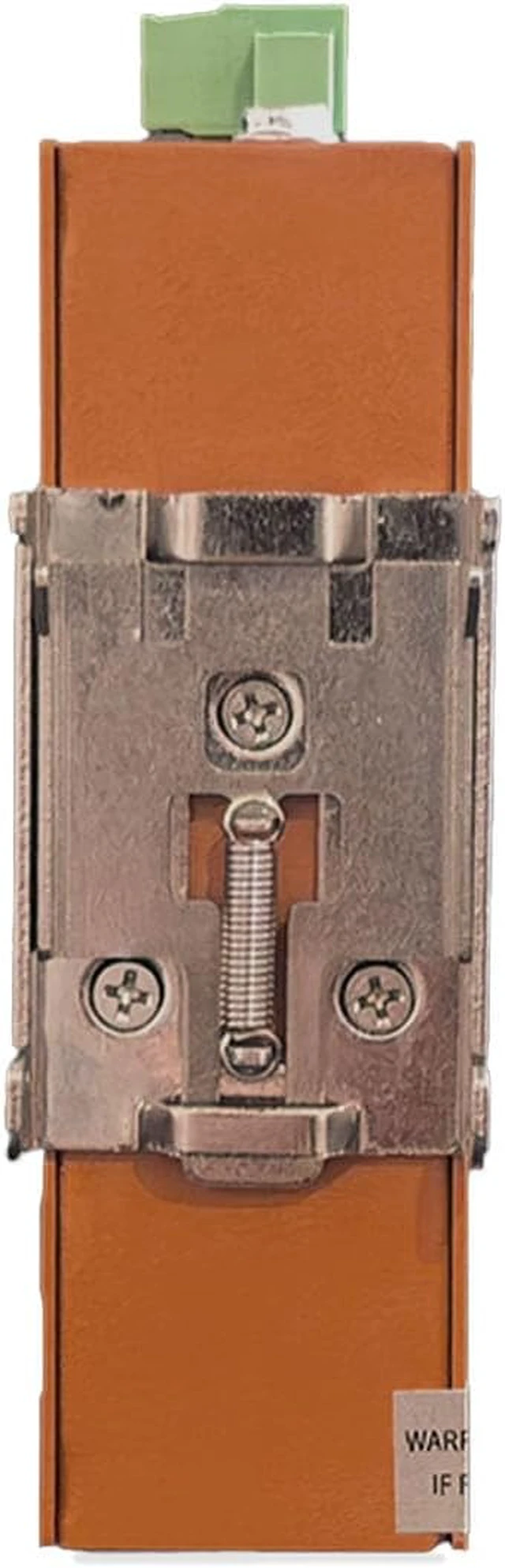 Alt view image 4 of 5 - Henrich 5-Port Industrial Ethernet PoE+ DIN-Rail Switch, ST Fiber, 20km