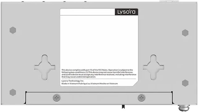Alt view image 3 of 5 - Lysora LCS-4GS-P 4-Port Gigabit Cloud Managed PoE Switch