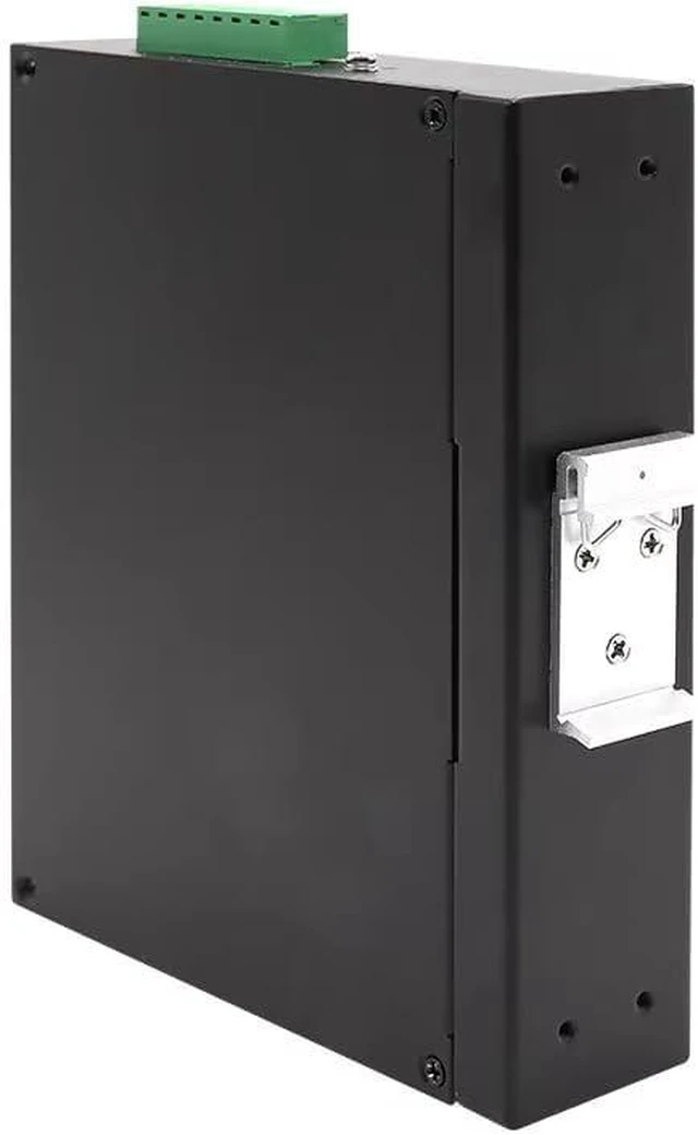 Alt view image 2 of 2 - Henrich 12-Port Full Layer 2 Managed DIN-Rail Industrial Ethernet Switch