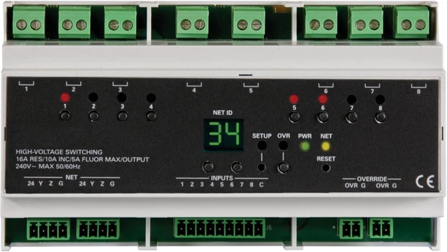 Main image of DIN-8SW8-I 8-Port Rail Mount Network Industrial Ethernet Switch (New Sealed)