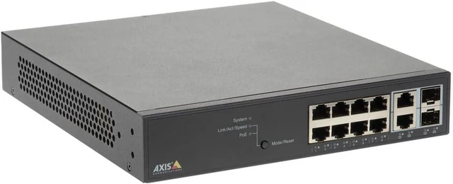 Main image of Axis 01191-002 PoE+ Rack-Mountable Managed Switch