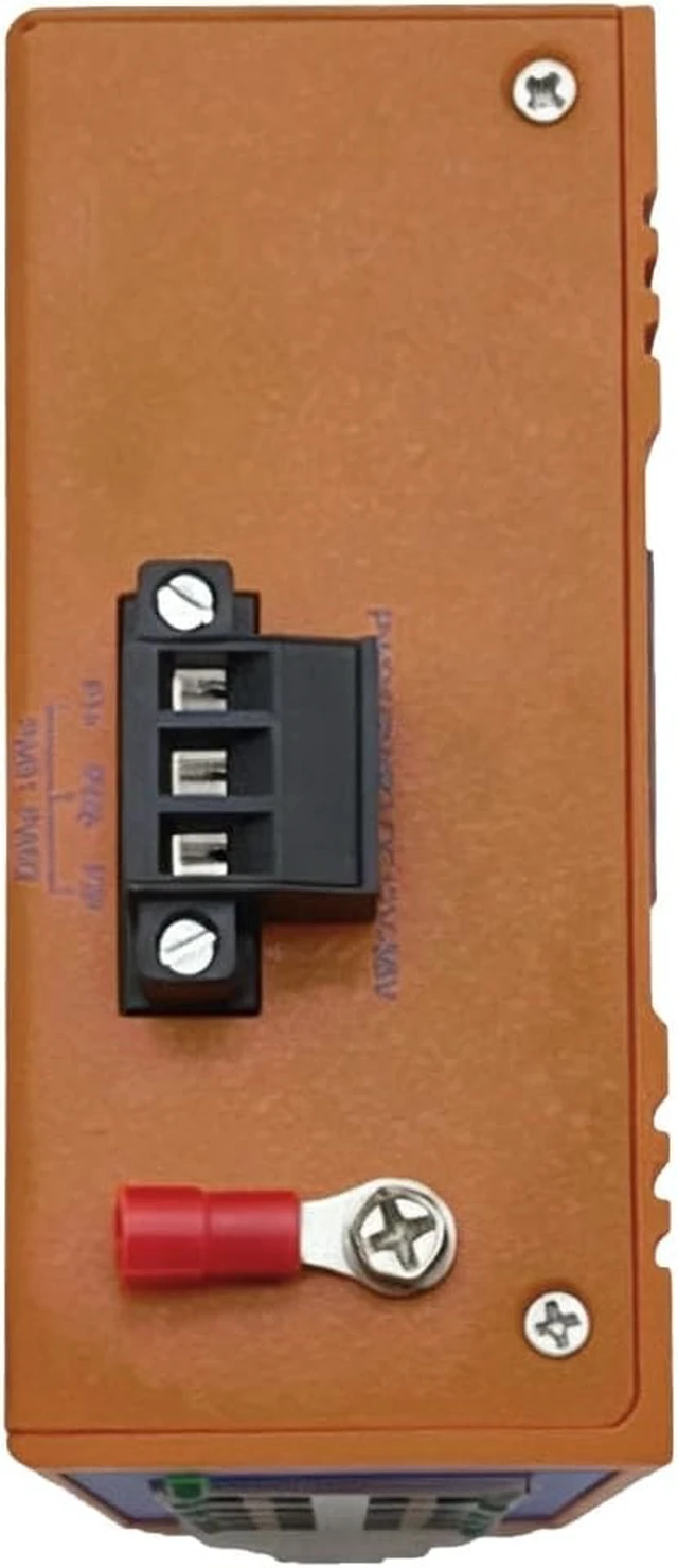 Alt view image 5 of 5 - Henrich Compact 8-Port Industrial Fast Ethernet DIN-Rail Mini Switch