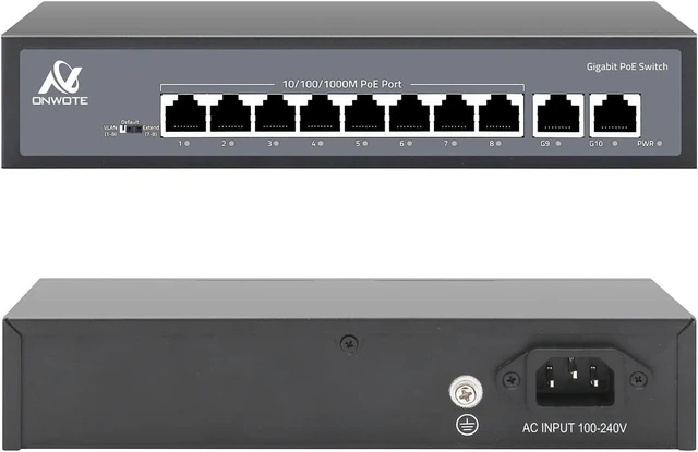 Main image of 1 Pcs Add-on 8 Ports Gigabit PoE Switch&1 Pcs 32 Channel NVR
