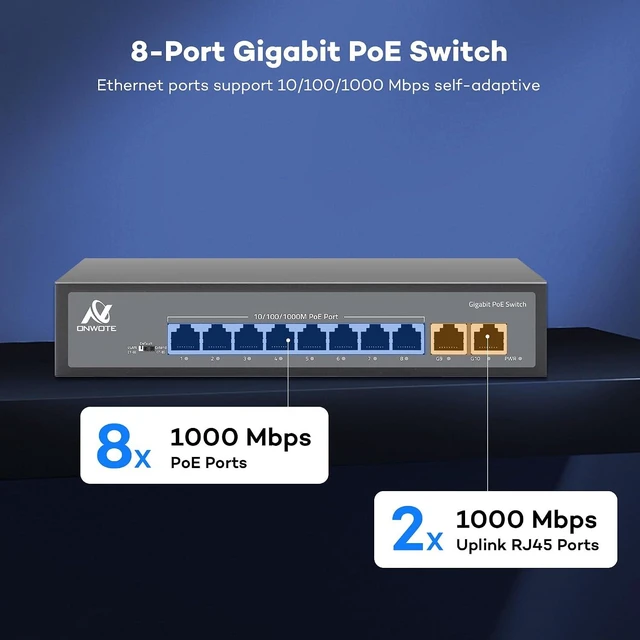 Alt view image 5 of 7 - 1 Pcs Add-on 8 Ports Gigabit PoE Switch&1 Pcs 32 Channel NVR