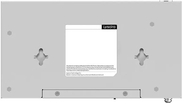 Alt view image 2 of 5 - Lysora LCS-8GS-P 8-Port Gigabit Cloud Managed PoE Switch with Combo SFP Uplink