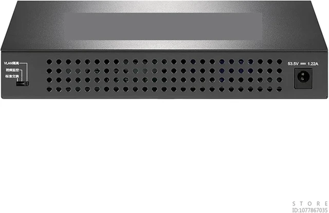 Alt view image 3 of 4 - USB Charger Station, 8-Port Gigabit Poe Switch Uplink 2 to 10 Network Splitter