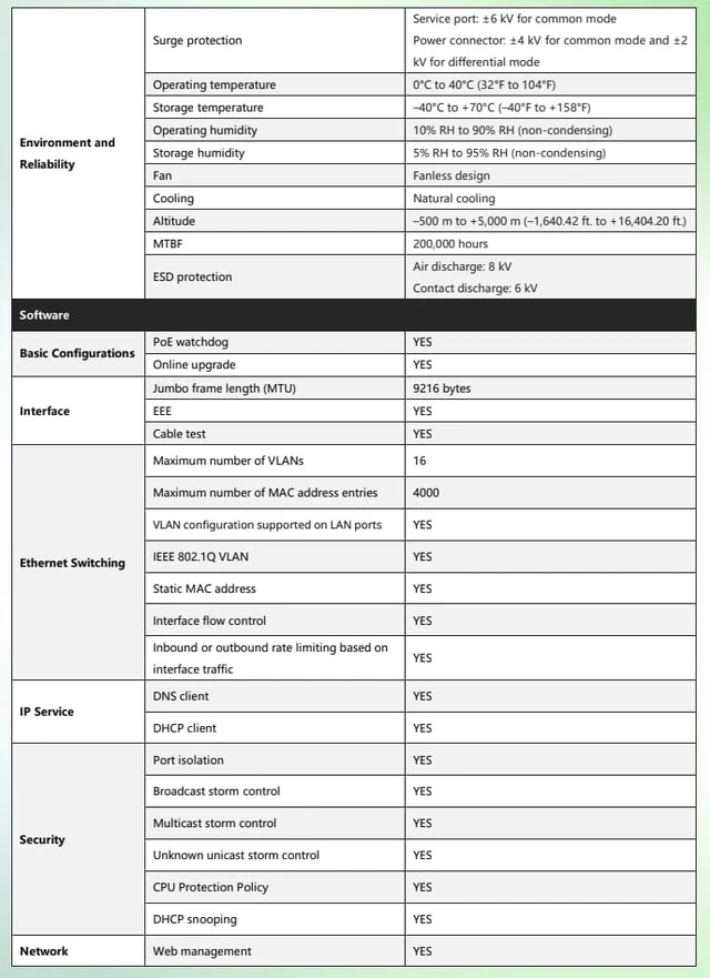 Alt view image 4 of 5 - Lysora LCS-8GS-P 8-Port Gigabit Cloud Managed PoE Switch with Combo SFP Uplink