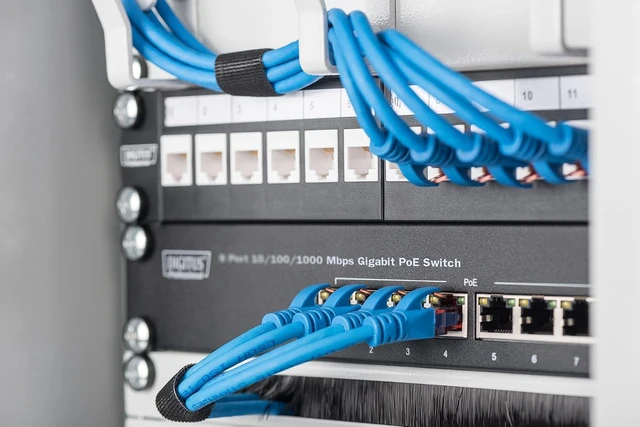 Alt view image 6 of 6 - Digitus 8-Port 10" 80W Gigabit Ethernet Poe Switch (dN-95317-1)