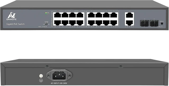 Alt view image 2 of 7 - 2 Pcs Add-on 4K 8MP Cameras &1 Pcs 16 Ports PoE Switch