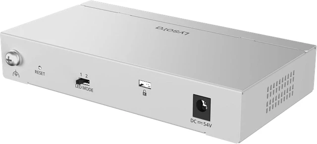 Alt view image 4 of 7 - LCS-4GS-P 6-Port Gigabit PoE+ Cloud Managed Switch