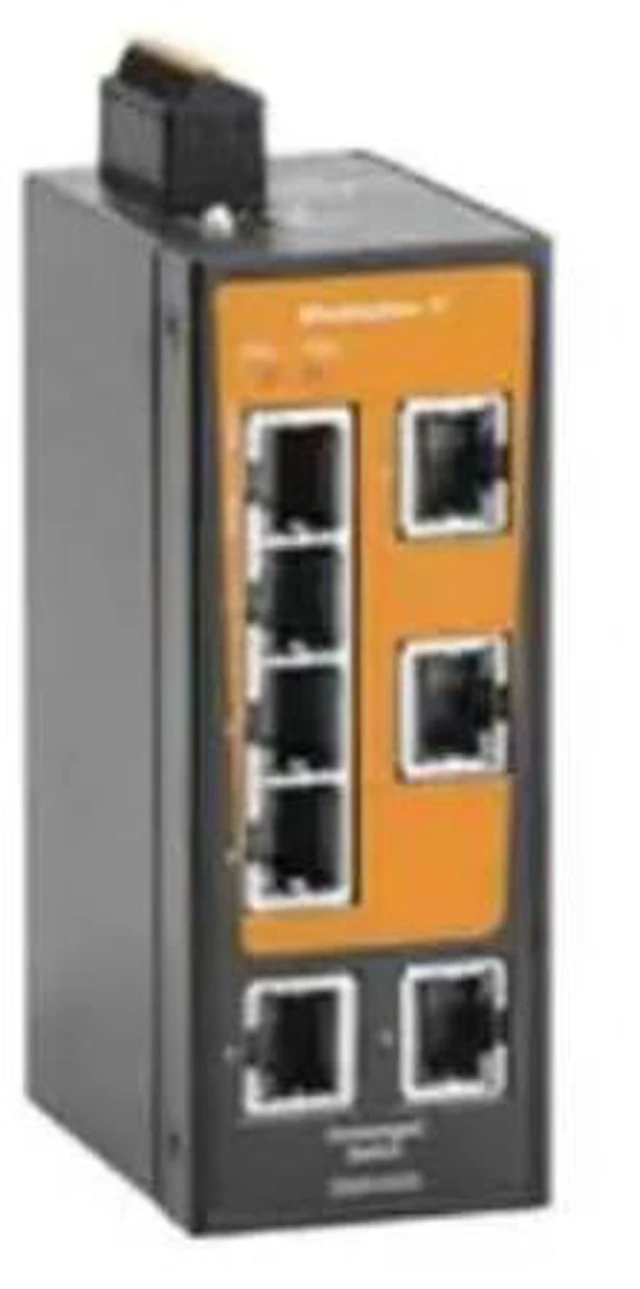 Main image of 2908040000, Unmanaged Ethernet Switches IE-SW-BLB-08-8TX Network Switch, unmanaged, Fast Ethernet, Number of Ports: 8X RJ45, IP30, -40 C...75 C