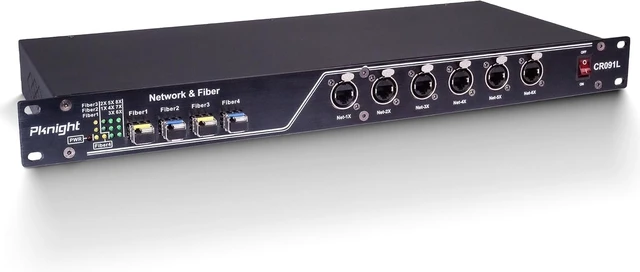 Main image of Pknight 12-Port Gigabit Fiber Switch 4 SFP + 8 RJ45