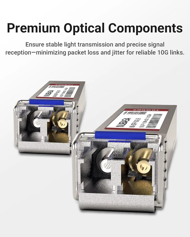 Alt view image 6 of 6 - 8-Port 2.5G Switch with 2-Pack 10GBase-LR SFP+ Single-Mode Modules