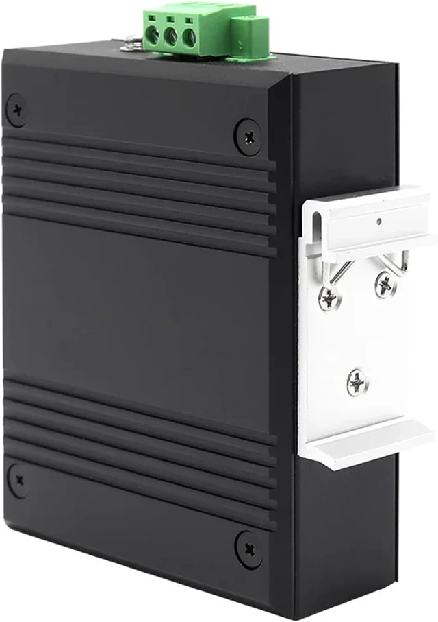 Alt view image 6 of 6 - 1PCS 1000M 5 Ports RJ45 Network Gigabit Unmanaged Industrial Ethernet Switch DIN-Rail IP40 Full Half Duplex UT-6405GC
